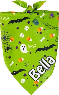 Frisco Halloween Boo! Personalized Dog & Cat Bandana, slide 1 of 1