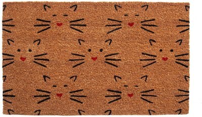 Entryways Love Cats Coir Doormat, slide 1 of 1