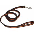 Pet Life Retract-A-Wag Shock Absorption Stitched Durable Dog Leash, Orange