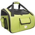 Pet Life Ultra-Lock Collapsible Safety Travel Car Seat Dog Carrier, Olive Green