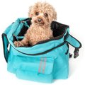 Pet Life Airline Approved Fashion Back-Supportive Over-The-Shoulder Dog Carrier, Light Blue