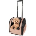 Pet Life Wheeled Travel Dog Carrier, Khaki