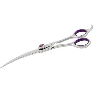 Kenchii Scorpion Curved Dog & Cat Shears, 7-in