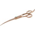 Kenchii Rosé Curved Dog & Cat Shears, 7-in