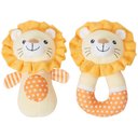 Frisco Lion Plush Multipack Puppy Toy, 2 count