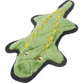 Frisco Flat Plush Squeaking Alligator Dog Toy, Small