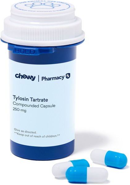 Tylosin Tartrate Compounded Capsule for Dogs & Cats, 250-mg, 1 Capsule slide 1 of 7