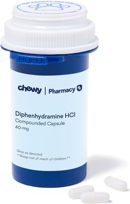 Diphenhydramine HCl Compounded Capsule for Dogs & Cats, slide 1 of 1