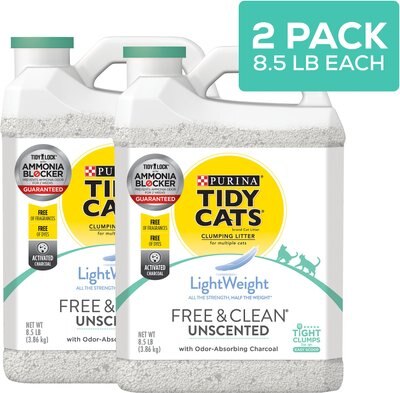 Tidy Cats Free & Clean Lightweight Unscented Clumping Clay Cat Litter, slide 1 of 1