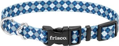 Frisco Blue Argyle Dog Collar, slide 1 of 1