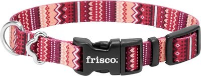 Frisco Red Boho Dog Collar, slide 1 of 1