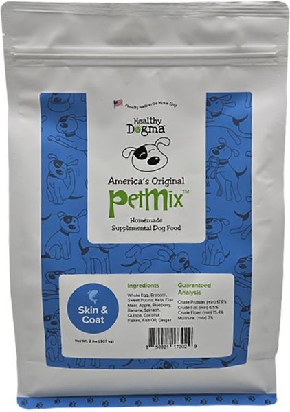 Healthy Dogma PetMix Skin & Coat Supplemental Dog Food, 2-lb bag slide 1 of 5