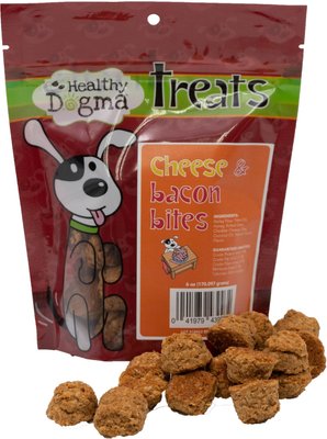 Healthy Dogma Cheese & Bacon Flavor Chewies Dog Treats, 6-oz bag, slide 1 of 1