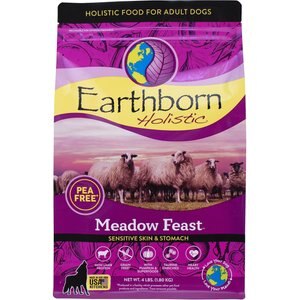 Earthborn Holistic Meadow Feast Grain-Free Natural Dry Dog Food, 4-lb bag