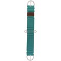 Weaver Leather EcoLuxe Straight Horse Cinch, Turquoise/Charcoal, 34-in