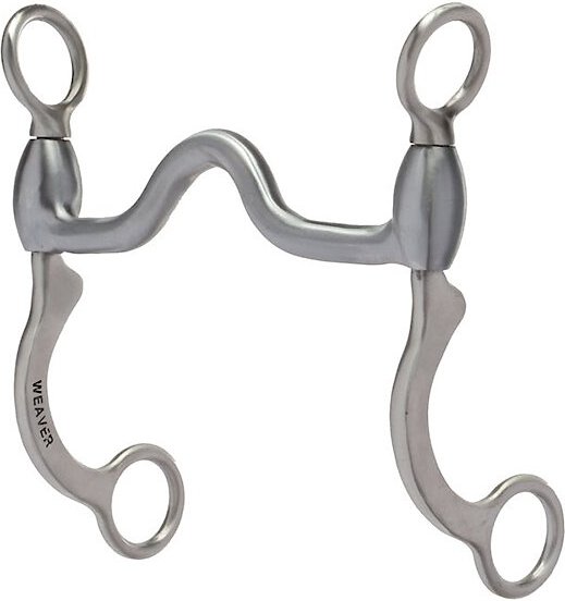 Stainless Steel Curb Bit With 5" Sweet Iron Port Mouth NEW HORSE TACK!