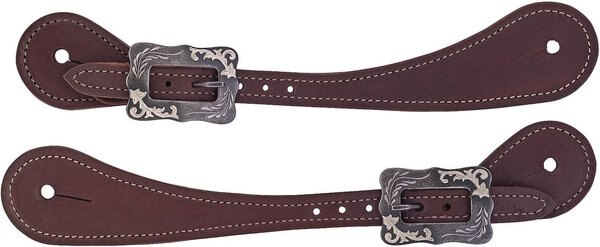 Weaver Leather Men's Shaped Oiled Harness Leather Spur Straps slide 1 of 1
