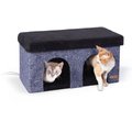 K&H Pet Products Thermo-Kitty Cat Duplex, Classy Navy