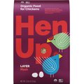 Hen Up Layer Mash Organic Chicken Food, 25-lb bag