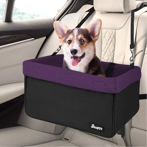 Jespet Car Travel Dog Booster Seat, Purple