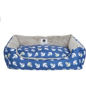 Petique Anchor's Away Reversible Dog Bed, Large