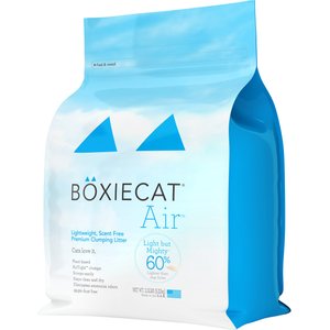 Boxiecat Air Lightweight Unscented Premium Clumping Cat Litter, 11.5-lb bag
