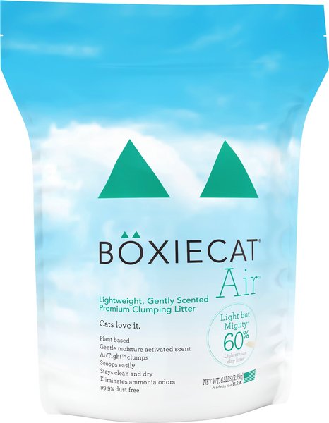 Boxiecat Lightweight Air Fresh & Clean Scented Clumping Cat Litter, 6.5-lb bag slide 1 of 6