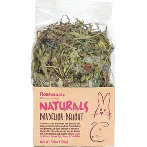 Naturals by Rosewood Dandelion Delight Small Pet Treats, 3.5-oz bag, case of 4