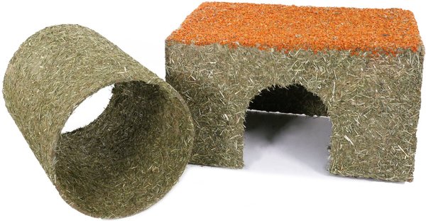 Naturals by Rosewood Carrot Cottage & Hay 'n' Hide Small Pet Hideouts, Large, 2 count slide 1 of 5