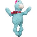 HuggleHounds Wild Things Llama Knottie Tough Squeaky Plush Dog Toy, Large
