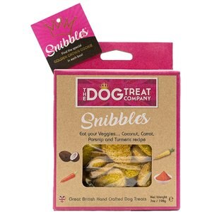 Snibbles Hand Baked English Blend Flavor Crunchy Dog Treats, 7-oz bag