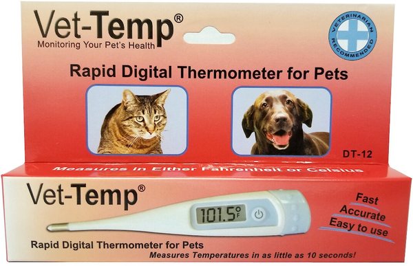 Vet-Temp Rapid Digital Dog & Cat Thermometer slide 1 of 3