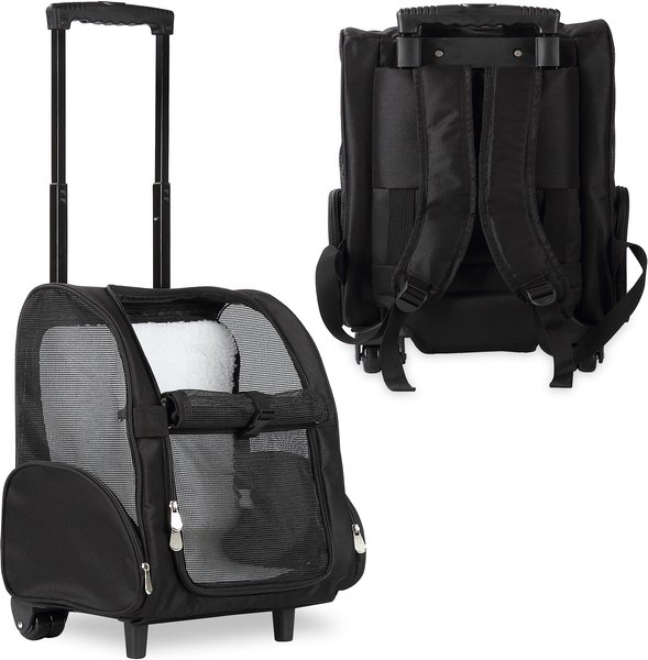 KOPEKS Deluxe Backpack Dog & Cat Carrier, Large, Black slide 1 of 6
