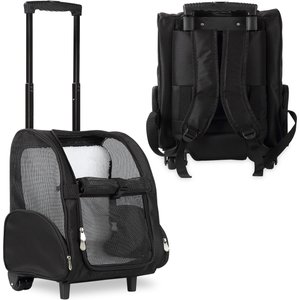 KOPEKS Deluxe Backpack Dog & Cat Carrier, Large, Black