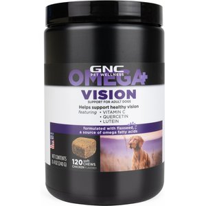 GNC Pets Vision Dog Supplement, 120 count
