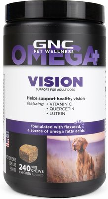 GNC Pets Vision Dog Supplement, slide 1 of 1