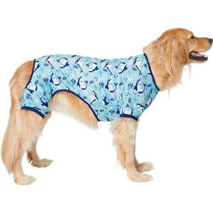 Frisco Happy Shark Dog & Cat Jersey PJs, Medium