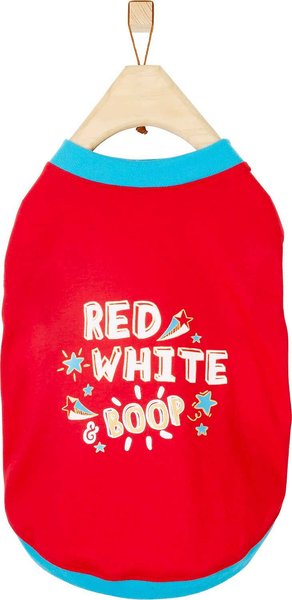 Frisco Red, White & Boop Dog & Cat T-Shirt, Large slide 1 of 6