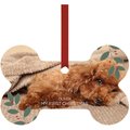 Frisco "My First Christmas" Bone Shape Metal Personalized Ornament