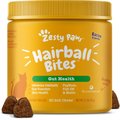 Zesty Paws Hairball Bites Salmon Flavored Soft Chews Hairball Control Supplement for Cats, 60 count
