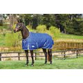 WeatherBeeta Comfitec Premier Free II Standard Neck Medium Horse Blanket, Dark Blue/Gray/White, 72-in