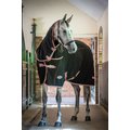 WeatherBeeta Therapy-Tec Fleece Combo Neck Horse Blanket, Black/Silver/Red, 72-in