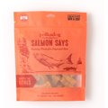 Polkadog Salmon Says Bone-Shaped Crunchy Dehydrated Dog & Cat Treats, 8-oz bag