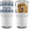 Frisco Double Walled Boho Damask Personalized Tumbler, 30-oz cup
