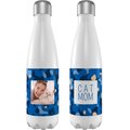 Frisco "Cat Mom" Slim Personalized Water Bottle, 17-oz