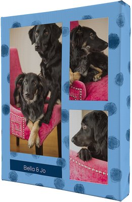 Frisco Personalized Dotted Collage Gallery-Wrapped Canvas, slide 1 of 1