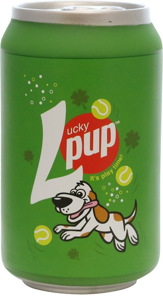 Silly Squeakers Soda Can Lucky Pup Squeaky Dog Toy slide 1 of 5