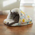 Frisco Slipper Cat Covered Bed, Tropical 