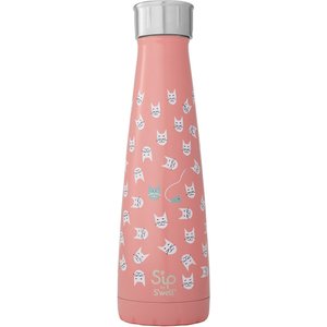 S'ip by S'well Look at Meow Stainless Steel Water Bottle, 15-oz