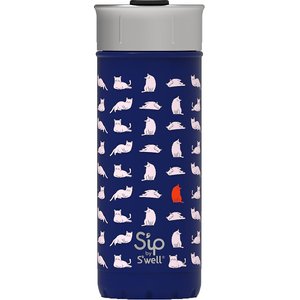 S'ip by S'well Stainless Steel Travel Mug, 16-oz, Cat Nap